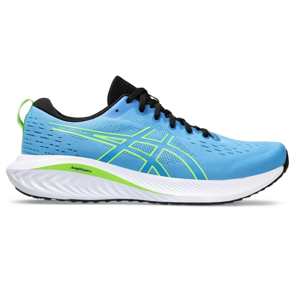 Mens Size 13 - ASICS Gel-Excite 10 Running Shoes Blue Waterscape/Electric Lime